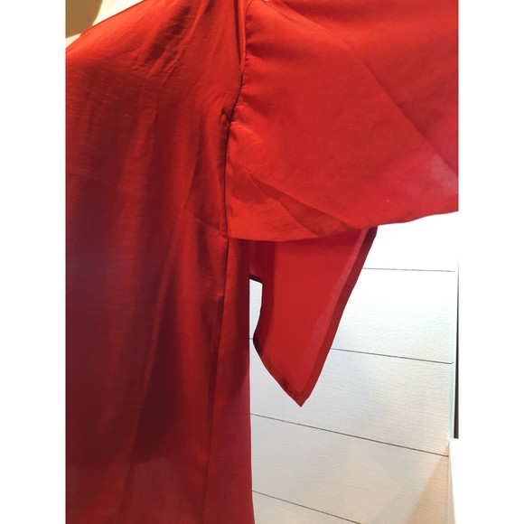 Chico's Drape Sleeve Ladies Top New With Tag Size 2 (12) - Picture 4 of 9